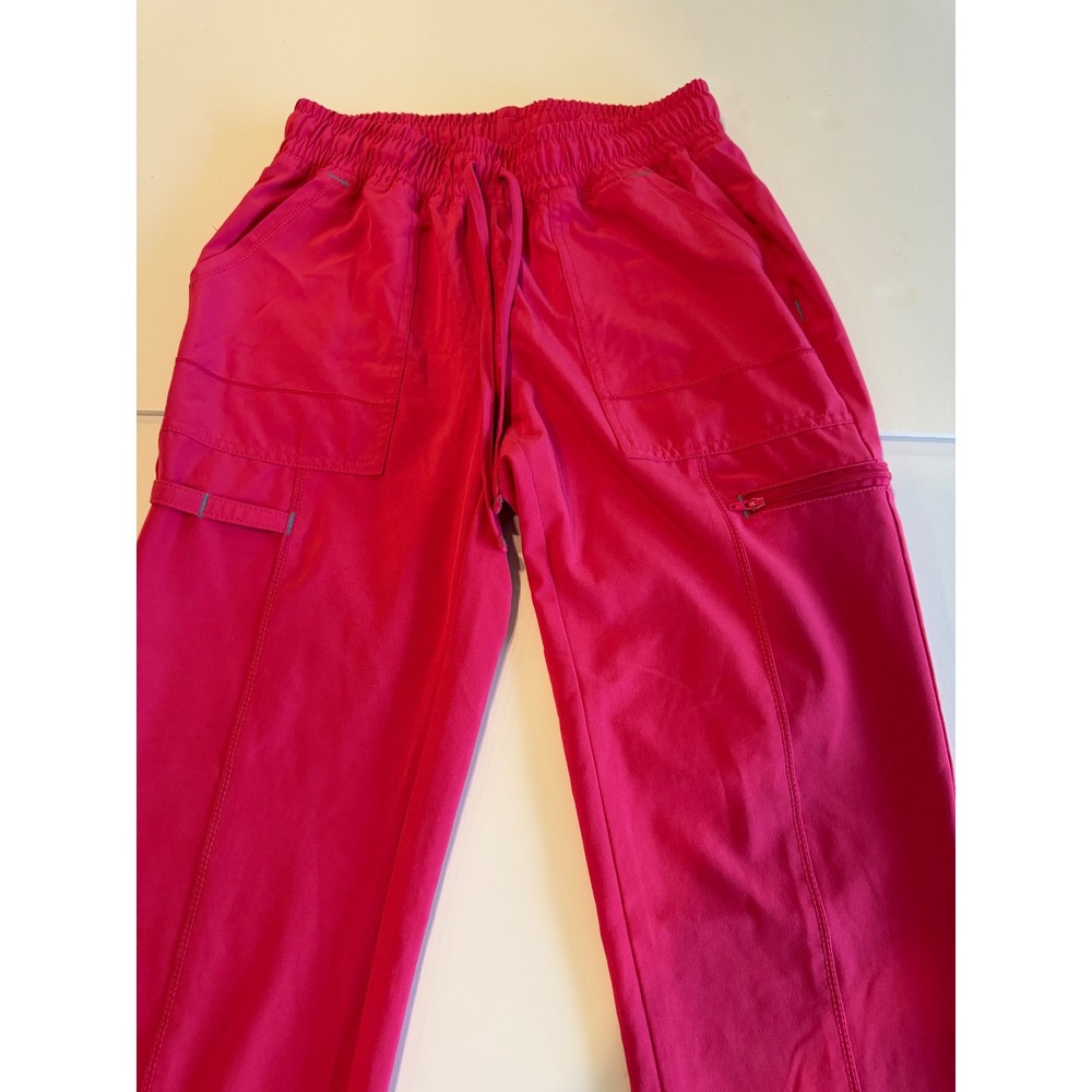 Scrubstar Womens Scrub Pants Bundle Pink Teal XS Recycled Performance Lot of 2 - Picture 3 of 6